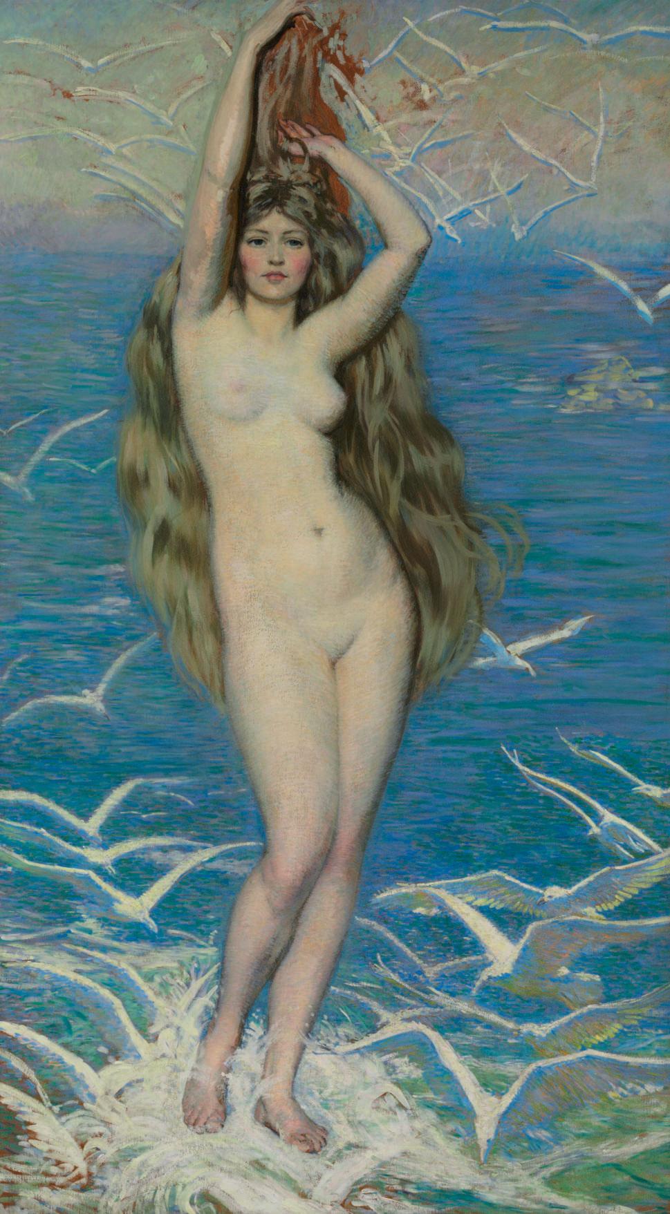Philip Leslie Hale - Girl with Gulls