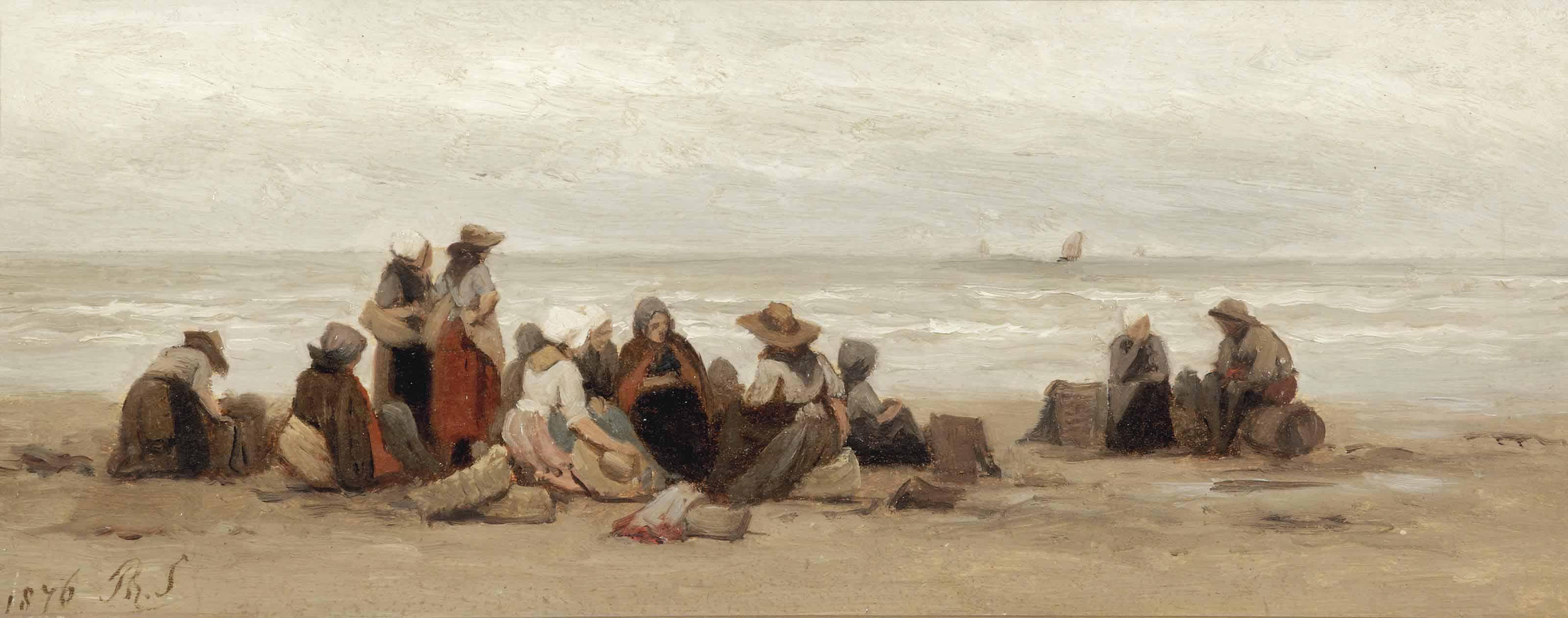 Philip Lodewijk Frederik Jacob Sadée - Awaiting The Fleet
