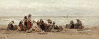 Philip Lodewijk Frederik Jacob Sadée - Awaiting The Fleet