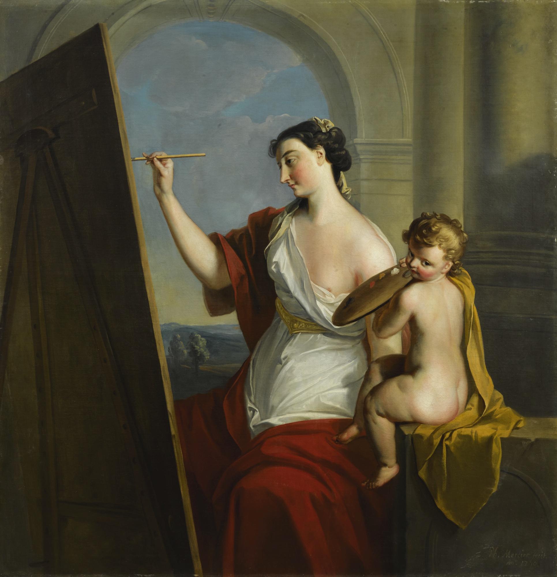 Philip Mercier - Allegory Of Painting