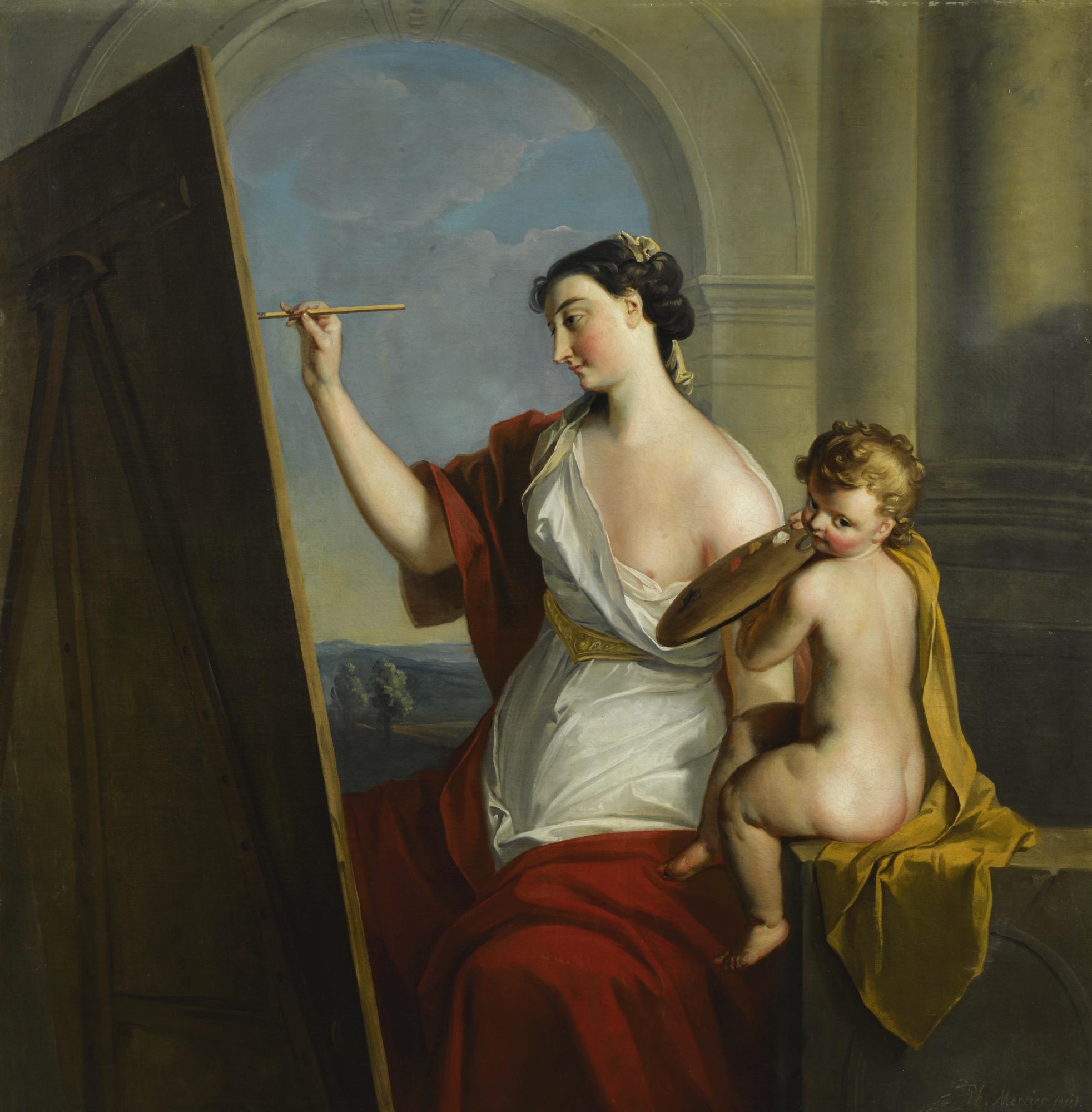 Philip Mercier - Allegory Of Painting