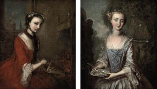 Philip Mercier - An Allegory of Fire; and An Allegory of Water