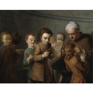 Philip Mercier - School Master And His Students