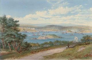Philip Mitchell, R.I. - Plymouth Sound From Mt. Edgcumbe, A Summer\'S Afternoon