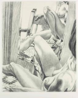 Philip Pearlstein - Fiesta Nude