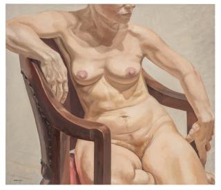 Philip Pearlstein - Model Seated On Chair 