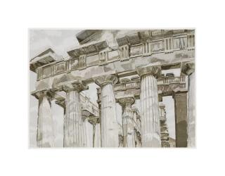 Philip Pearlstein - Temple at Paestum