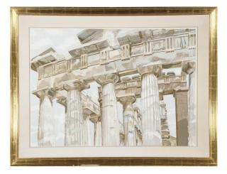 Philip Pearlstein - Temple at Paestum