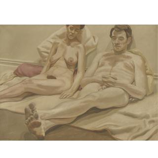 Philip Pearlstein - Two Nudes