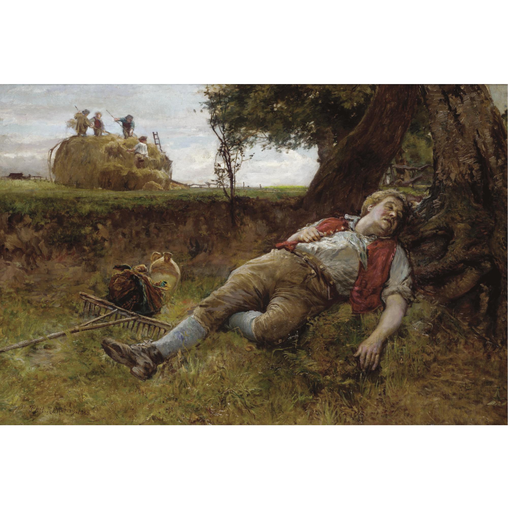 Philip Richard Morris, A.R.A. - Cider For Lunch