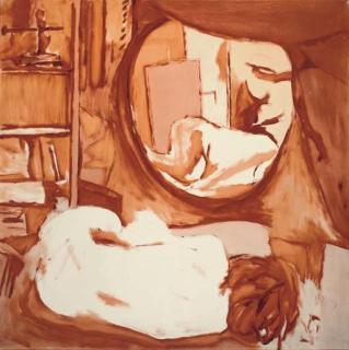 Philip Sutton, R.A. - Penny in mirror