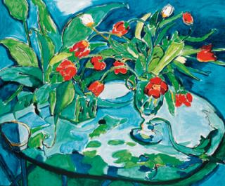 Philip Sutton, R.A. - Tulips