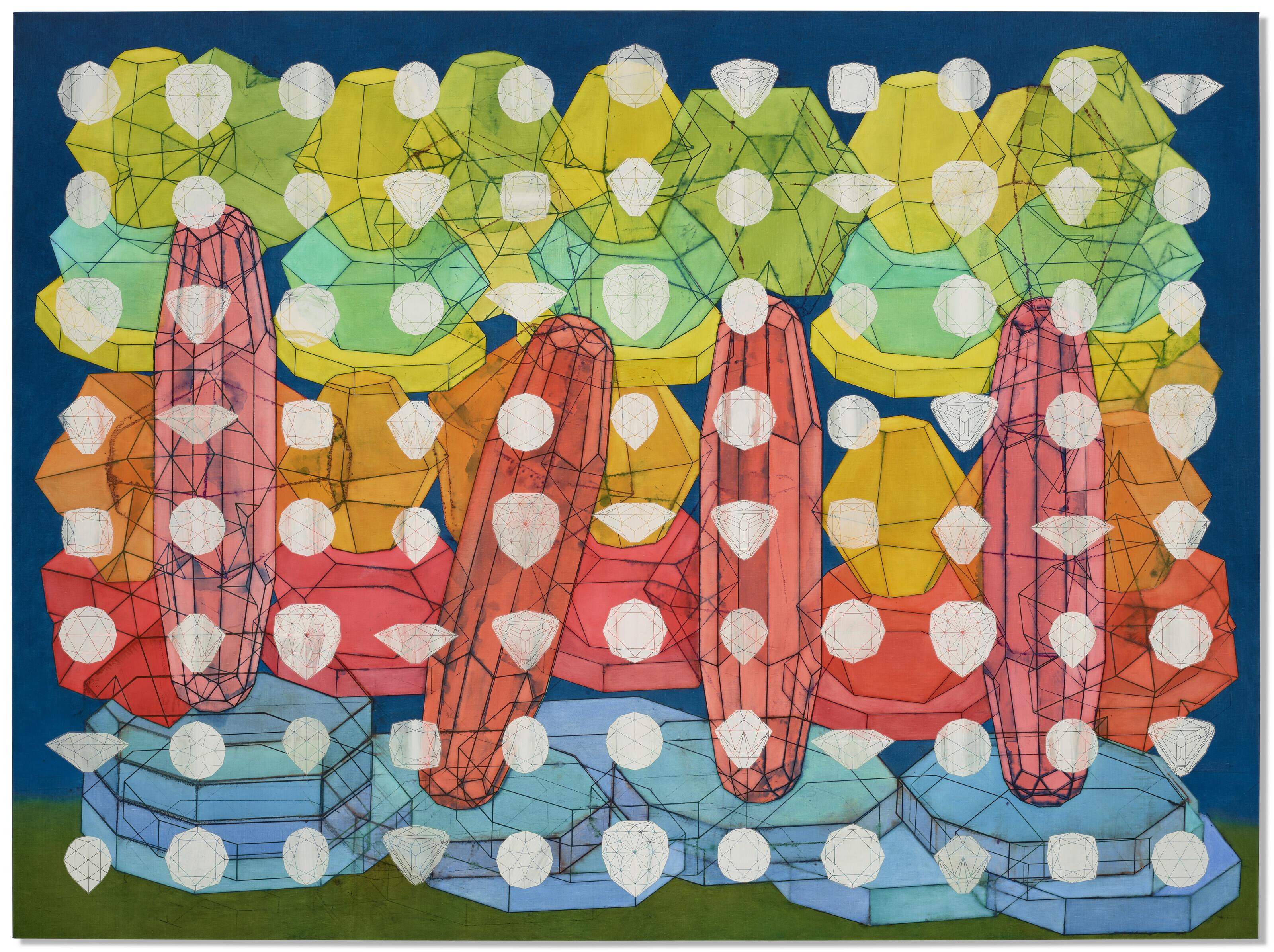 Philip Taaffe - Painting with Gemstones