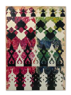 Philip Taaffe - Painting with Row Ornament