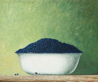 Philip von Schantz - A bowl with blueberries