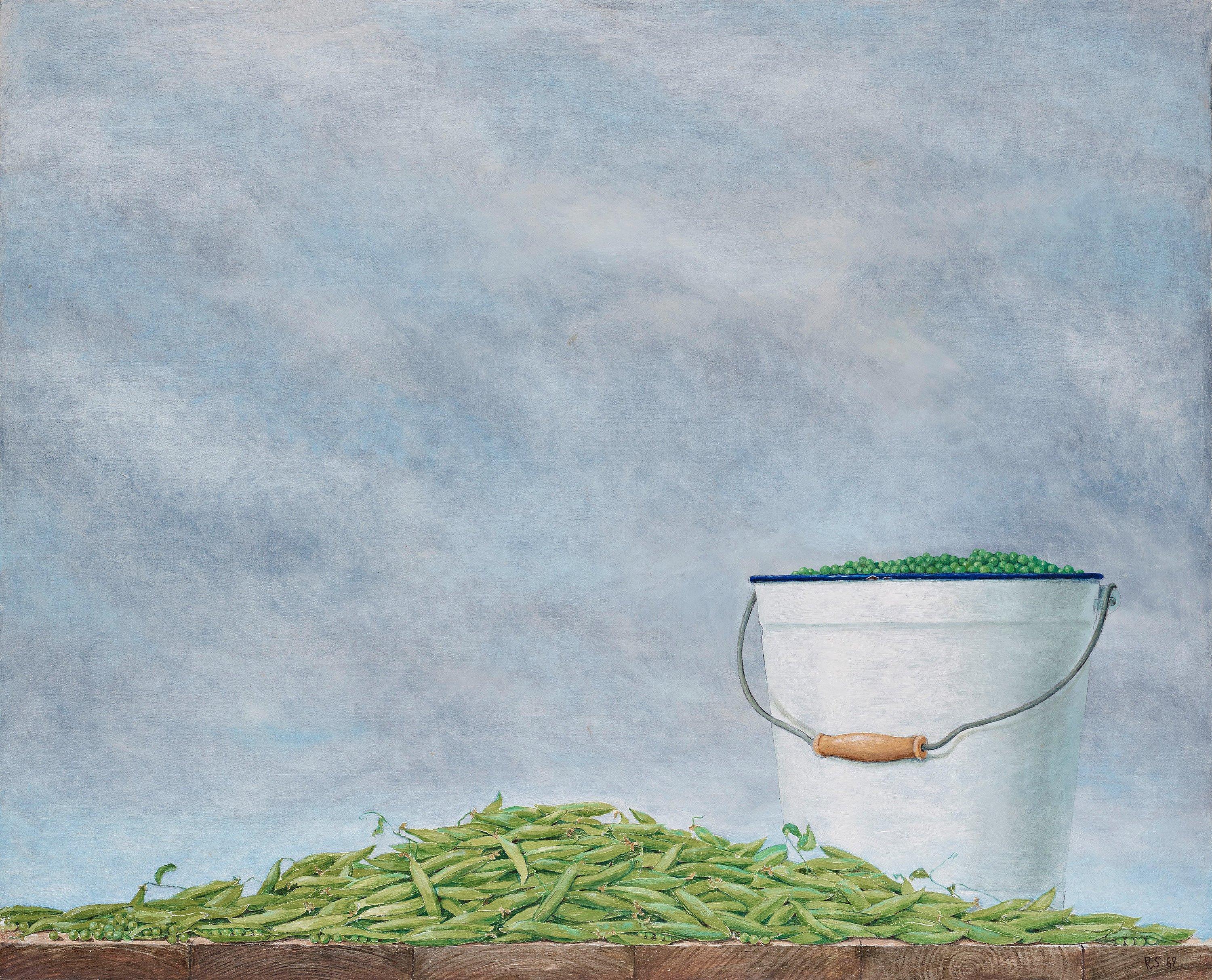 Philip von Schantz - Bucket with sugar snap peas