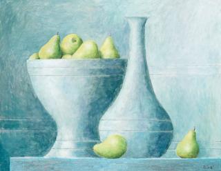 Philip von Schantz - Still life with pears