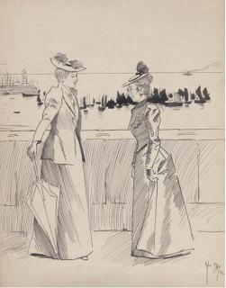 Philip William May, R.I. - Showing A Toe