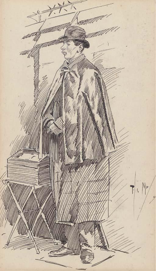 Philip William May, R.I. - The Blind Man At The Gate of The Temple, Strand