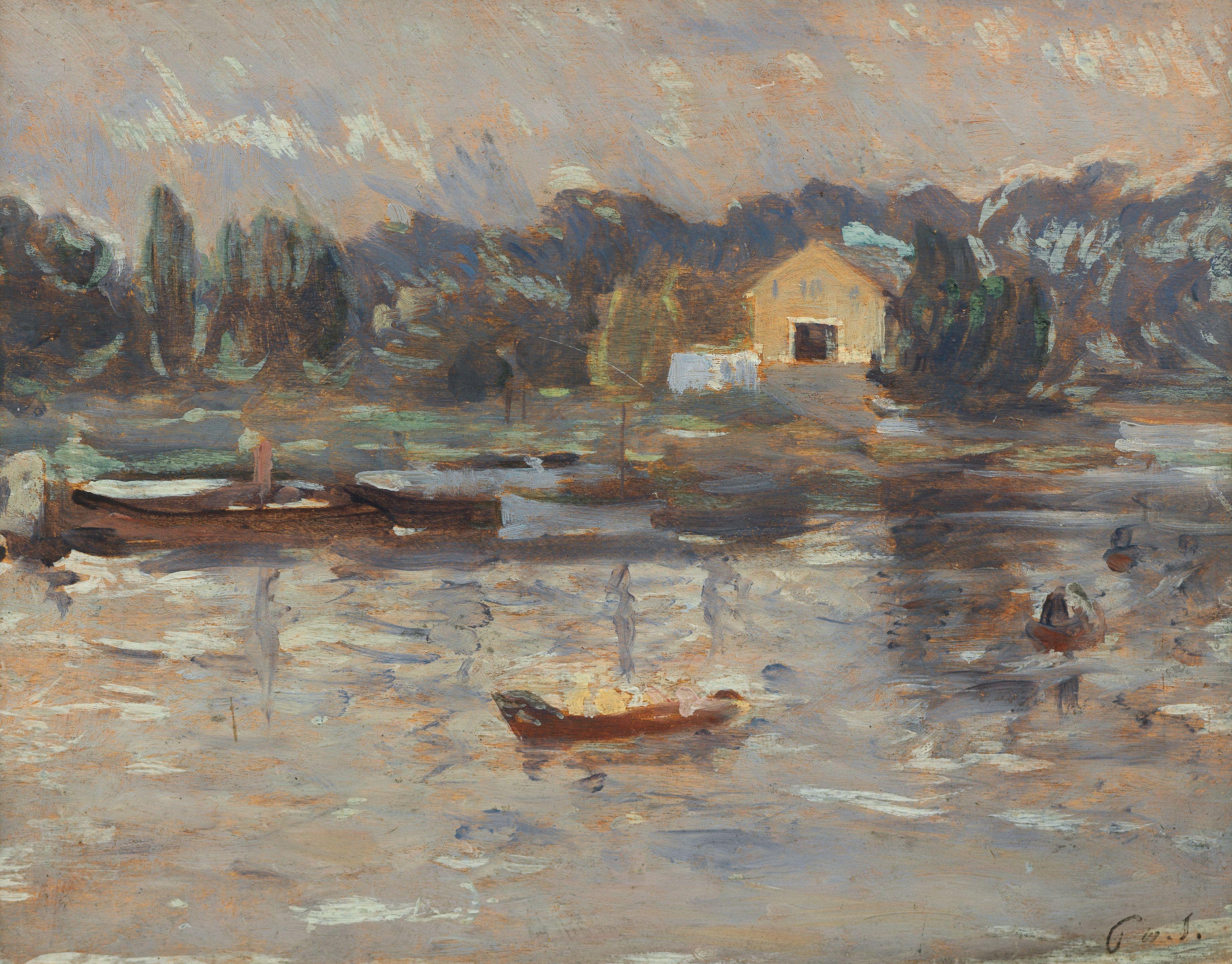 Philip Wilson Steer O.M., N.E.A.C. - On the River