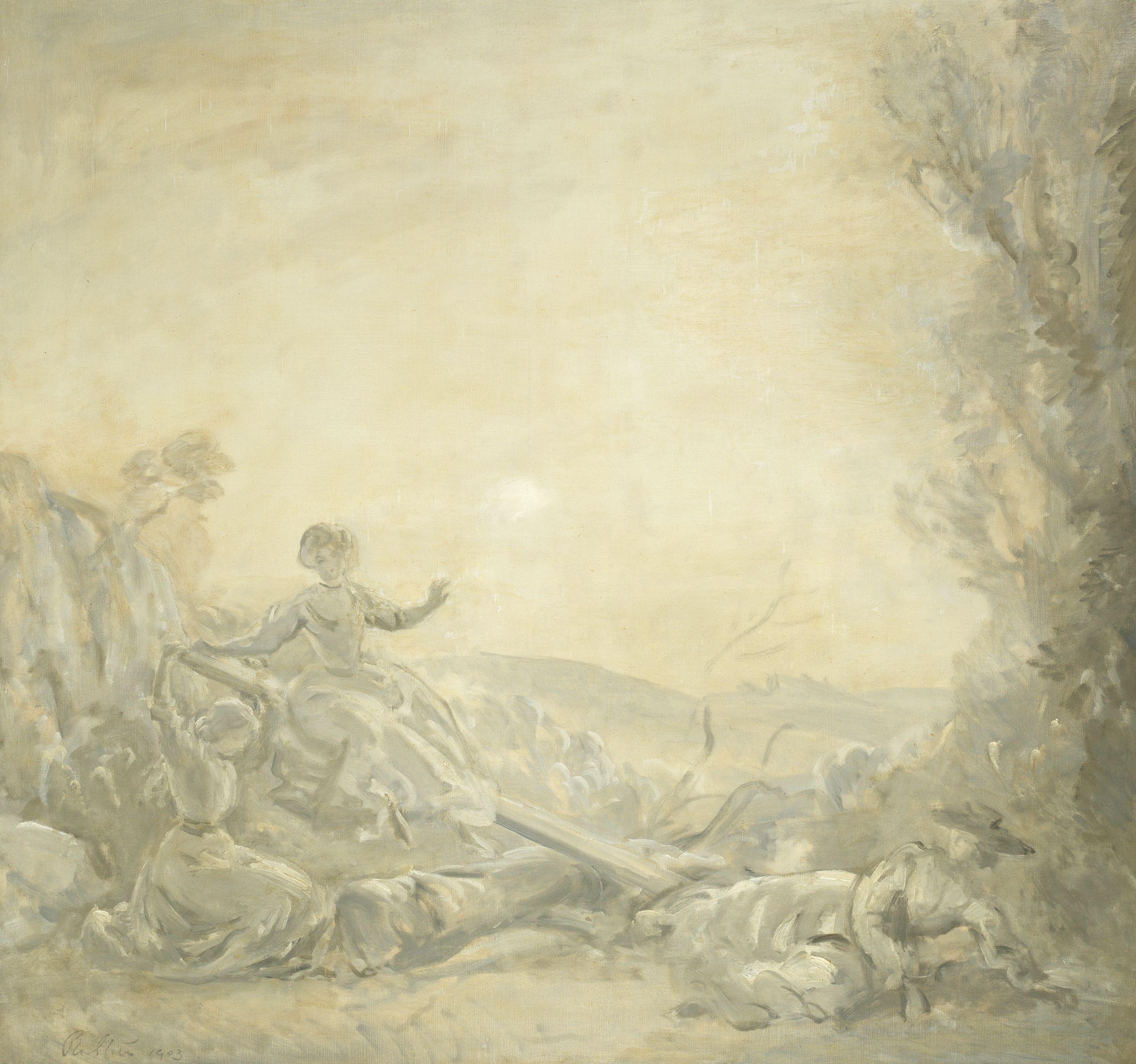 Philip Wilson Steer O.M., N.E.A.C. - The seesaw