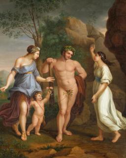 Philipp Friedrich Hetsch - Herkules am Scheideweg zwischen Tugend und Laster