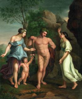 Philipp Friedrich von Hetsch - Herkules am Scheideweg zwischen Tugend und Laster