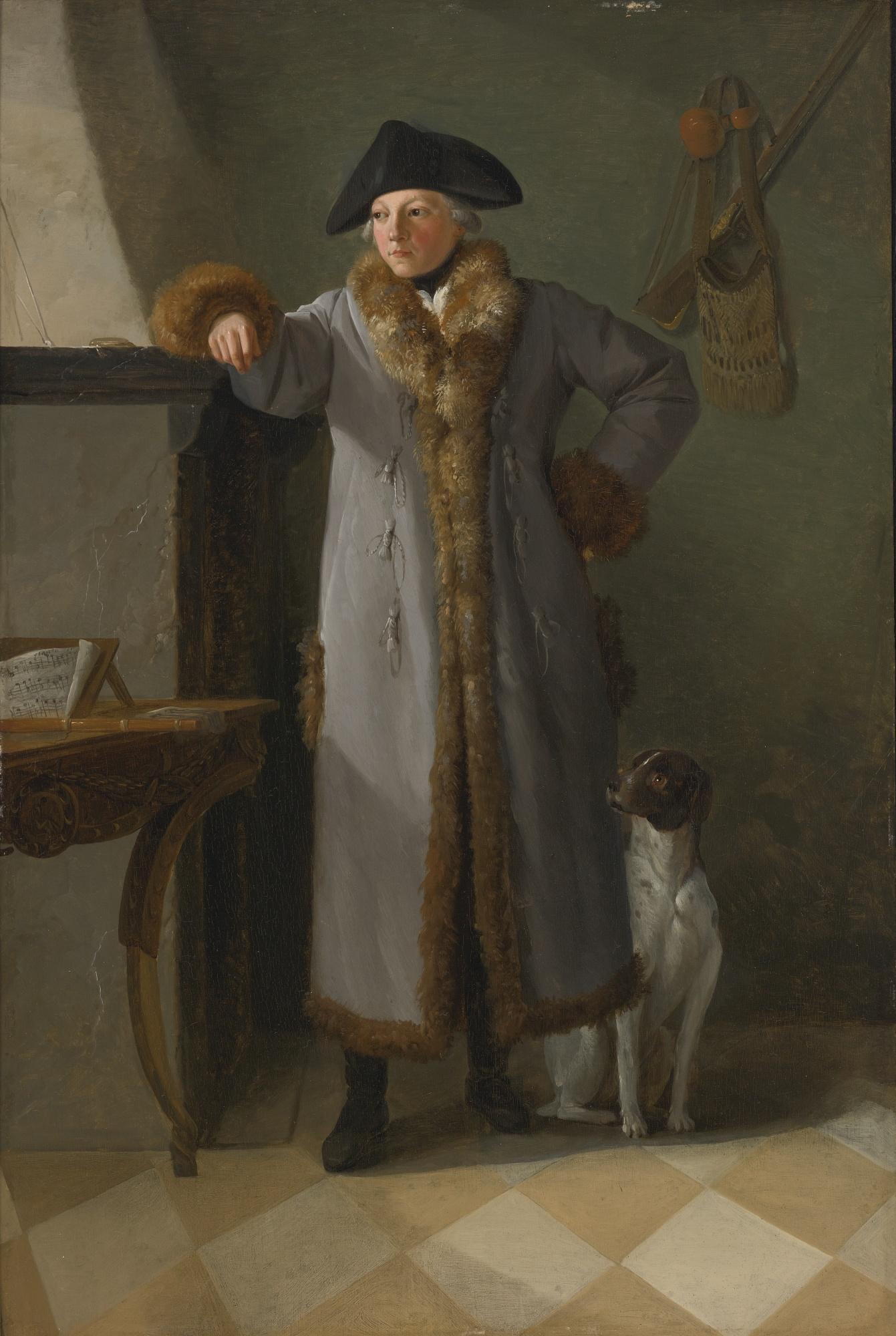 Philipp Friedrich Von Hetsch - Portrait Of Gottlieb Christian Heigelen As A Hunter