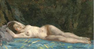 Philipp Klein - Reclining Nude