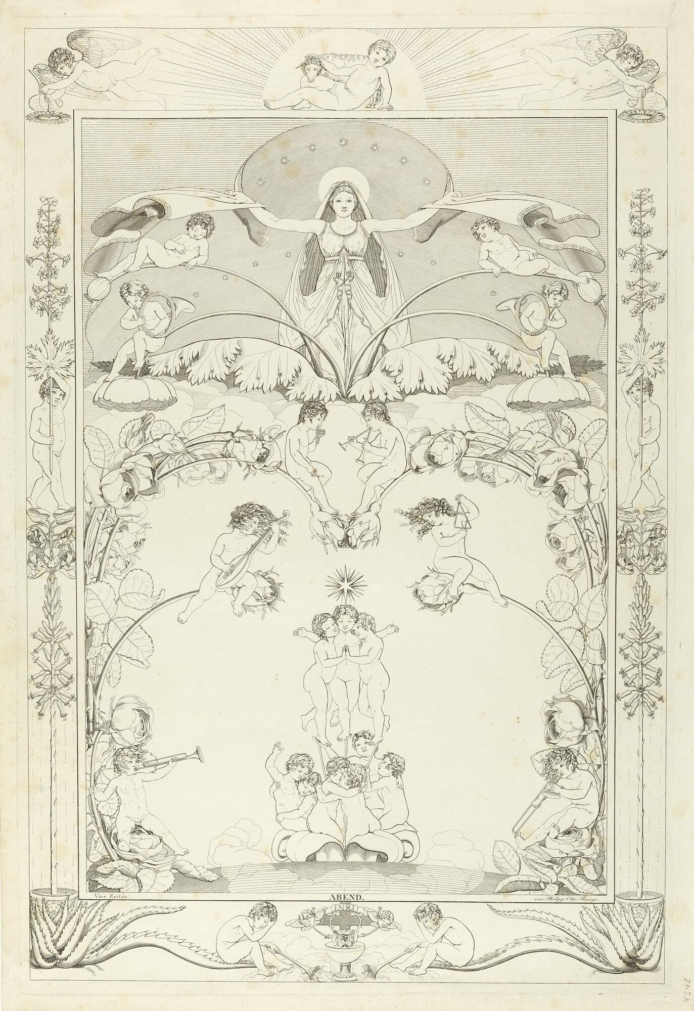 Philipp Otto Runge - Folge von 4 Bll.: Die Zeiten.