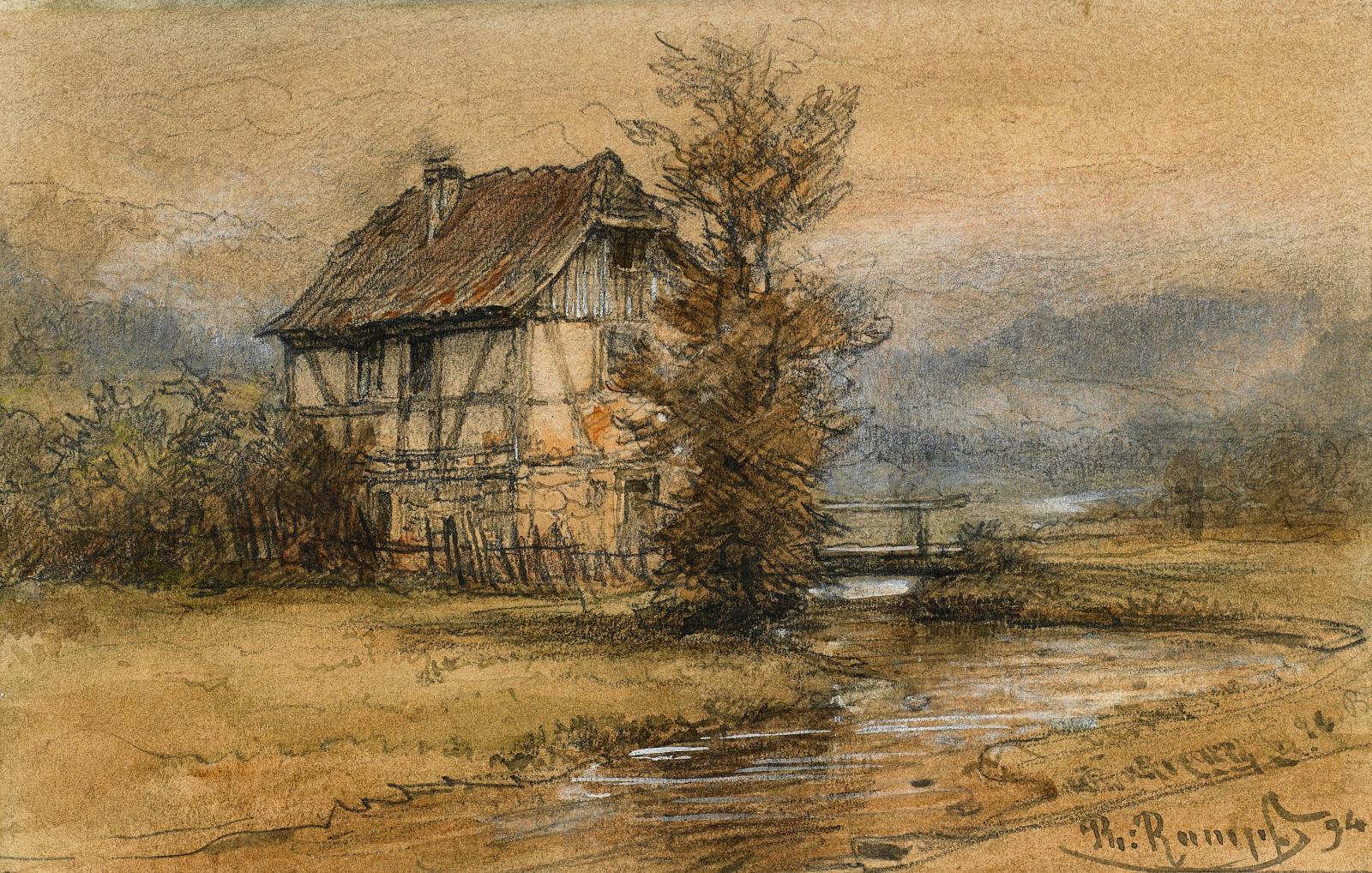 Philipp Rumpf - Häuschen bei Bad Bendtheim(?)