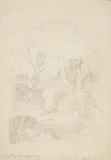 Philipp Veit - Jesus, an der Quelle ruhend.