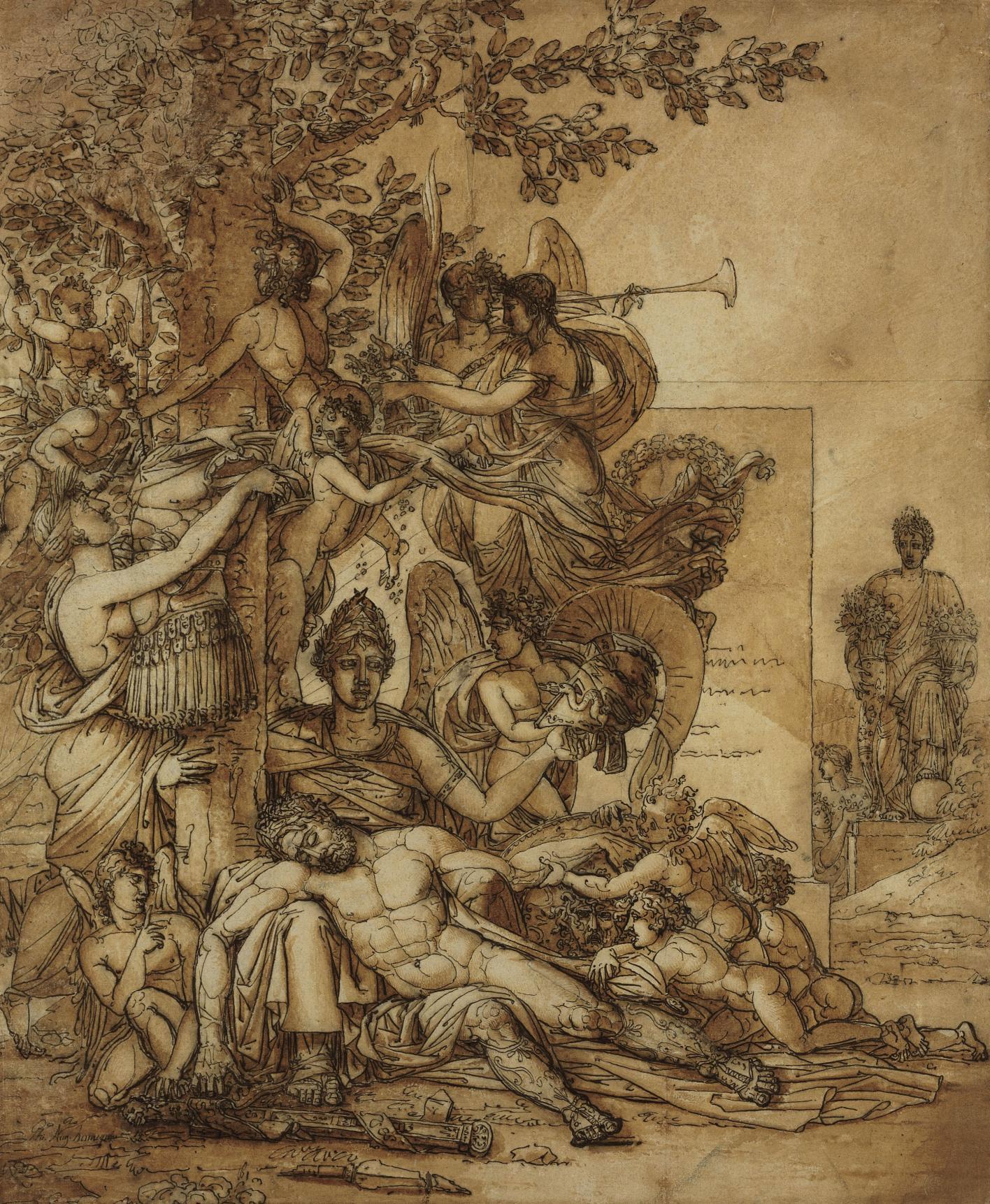 Philippe-Auguste Hennequin - The disarming of Mars