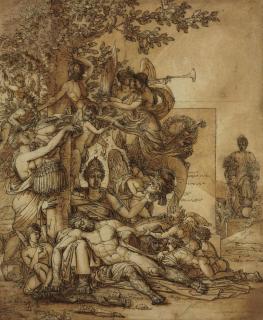 Philippe-Auguste Hennequin - The disarming of Mars