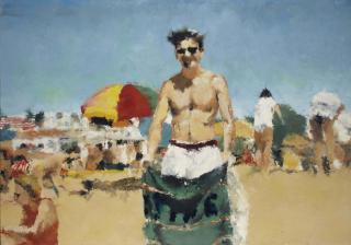 Philippe Cognée - Autoportait No. 1