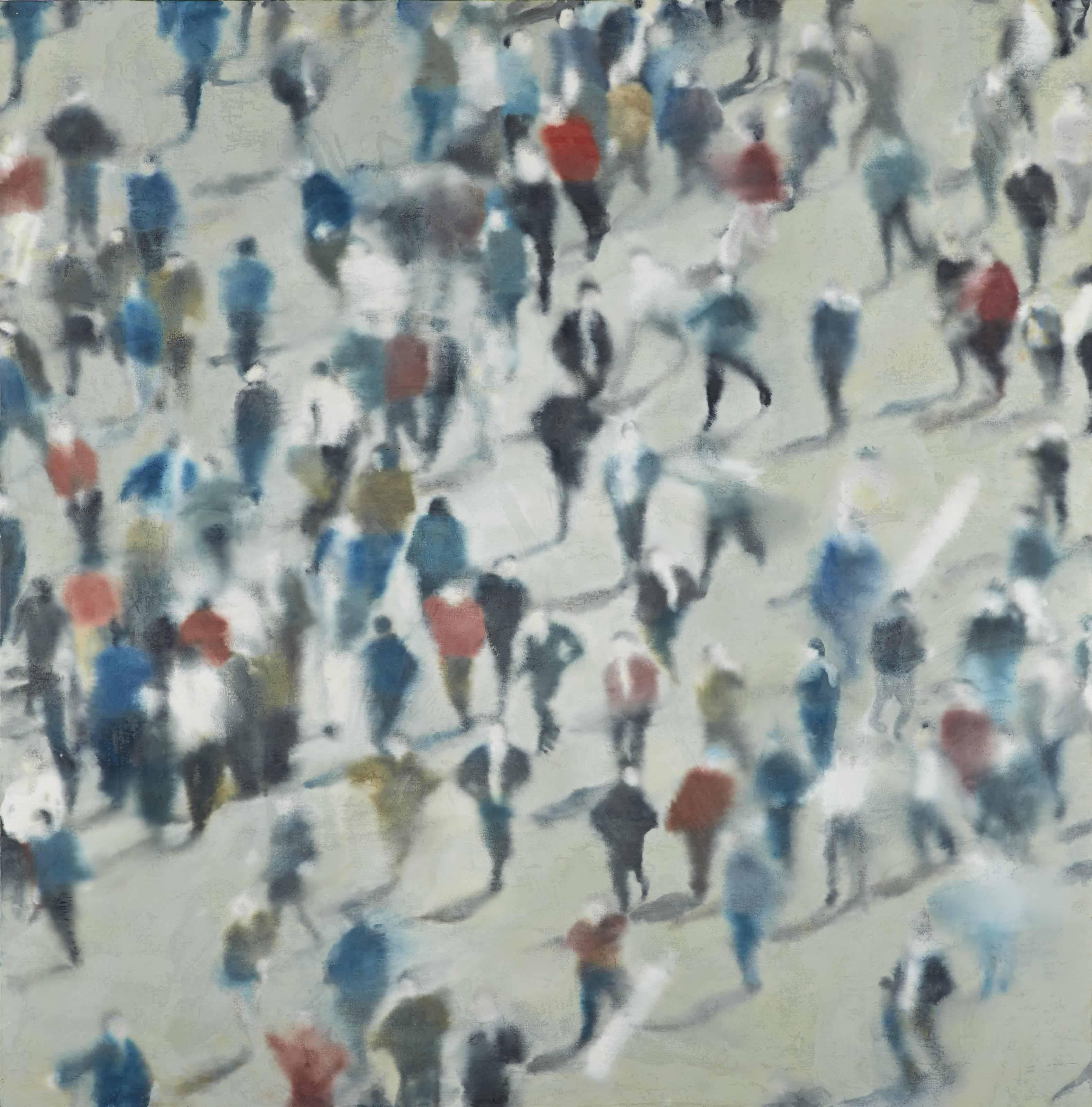 Philippe Cognée - Foule En Marche