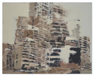 Philippe Cognée - Le Caire destructuré III