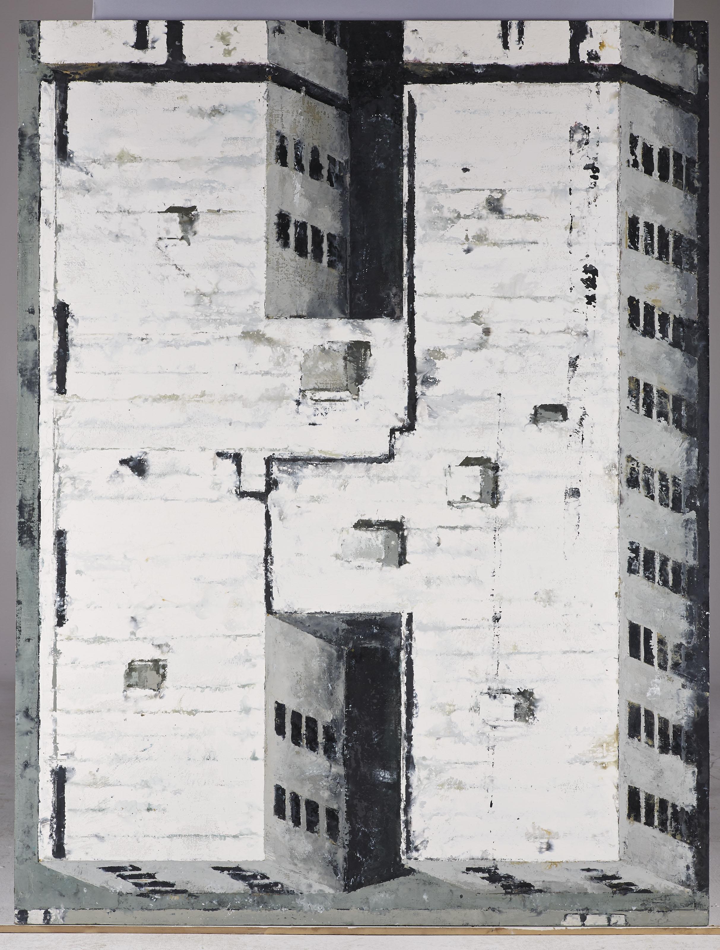 Philippe Cognée - Untitled (Google Earth 3)