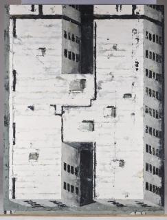 Philippe Cognée - Untitled (Google Earth 3)