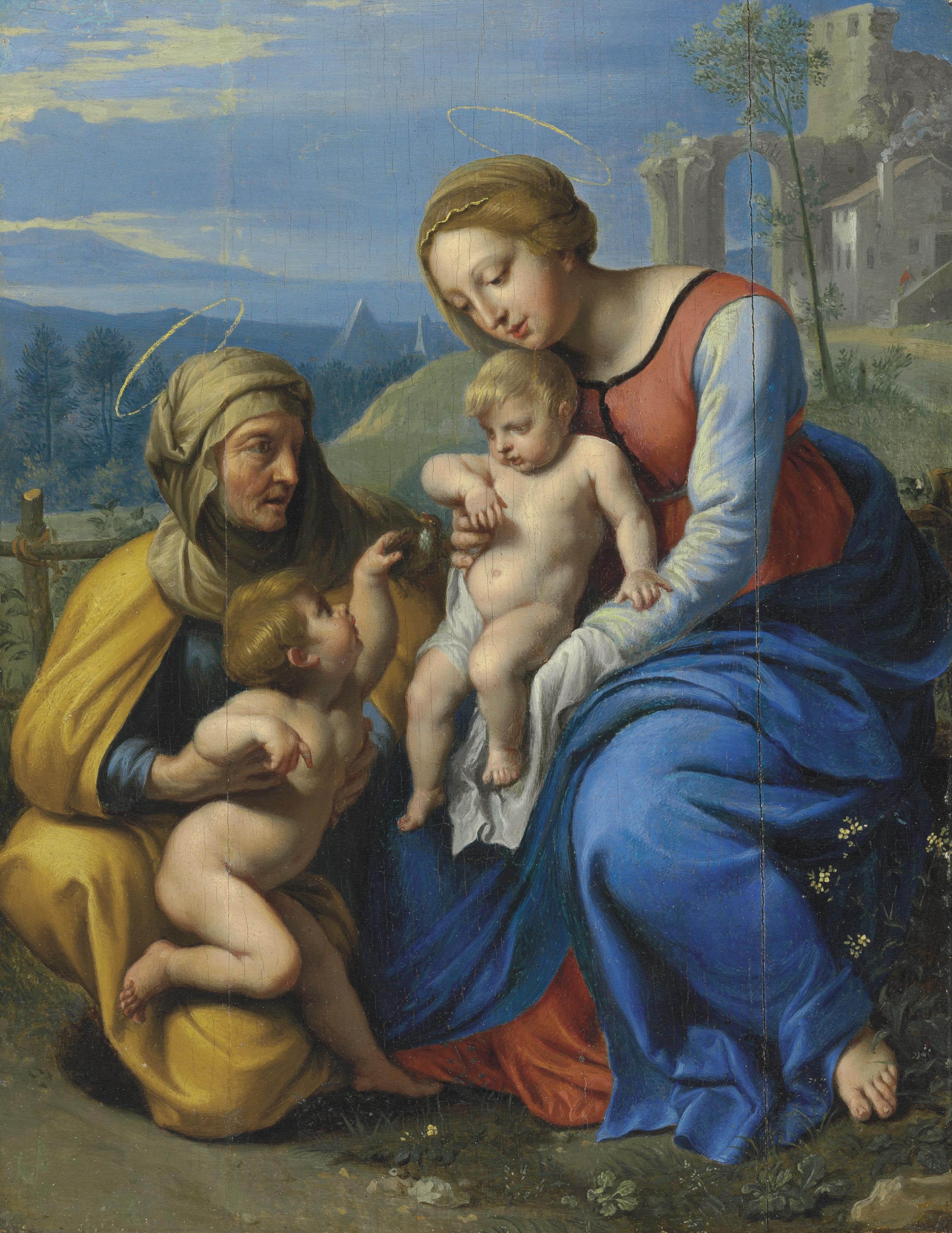 Philippe de Champaigne - The Holy Family with a Sparrow