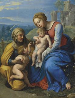 Philippe de Champaigne - The Holy Family with a Sparrow