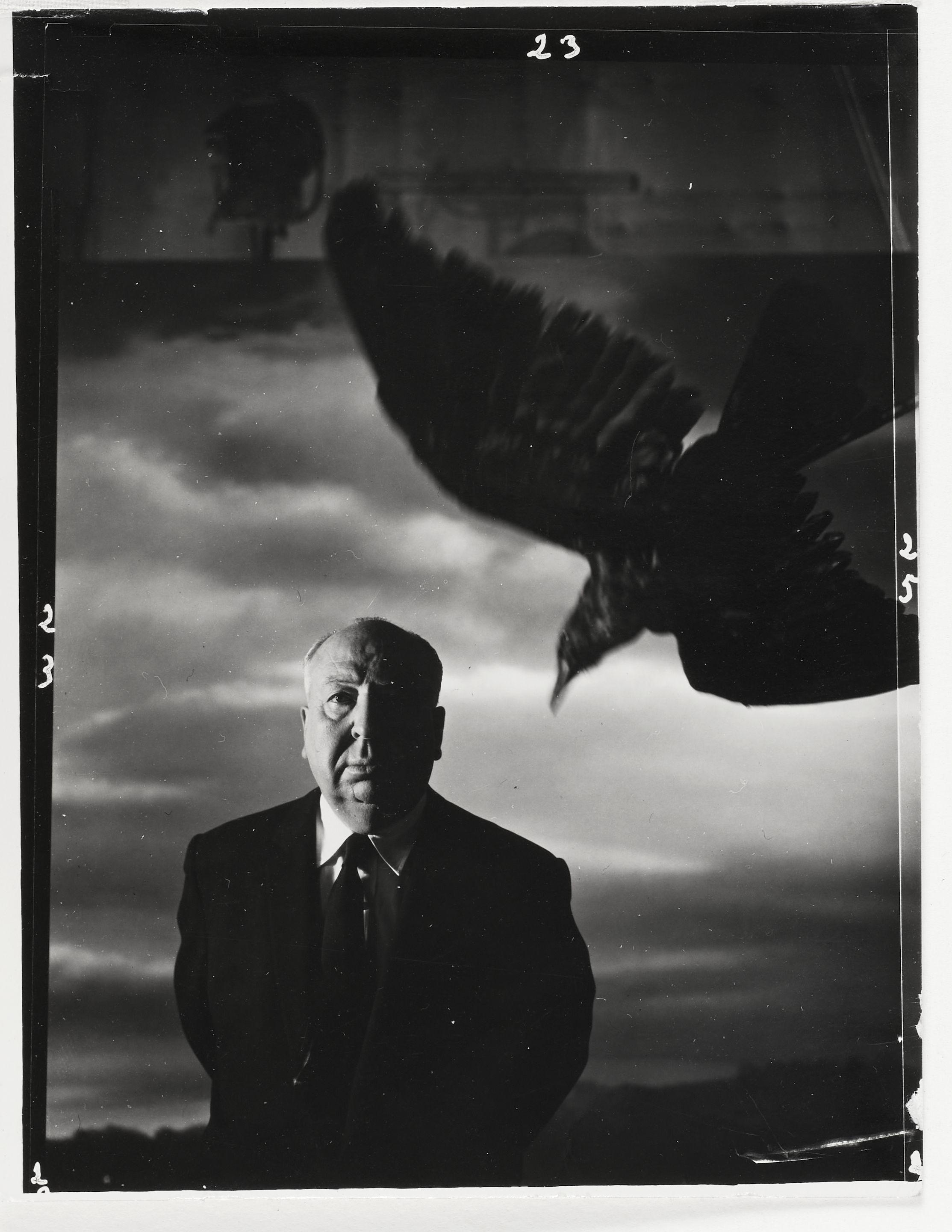 Philippe Halsman - Alfred Hitchcock, The Birds, 1963