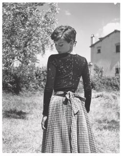 Philippe Halsman - Audrey Hepburn, Italy, July 1955