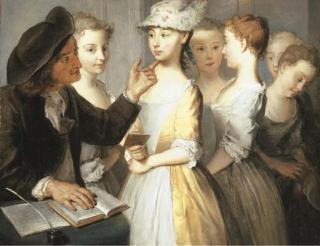 Philippe Mercier - A school for girls