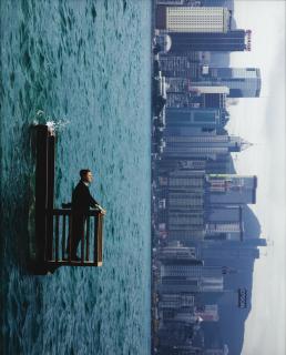 Philippe Ramette - Balcon Ii (Hong-Kong), 2001Chromogenic Print. On The Reverse, Signed In Ball Point Pen On A Gallery Label And Numbered Ea 2/3. Framed.