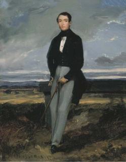 Philippe Rousseau - Portrait D\'Homme À la Campagne