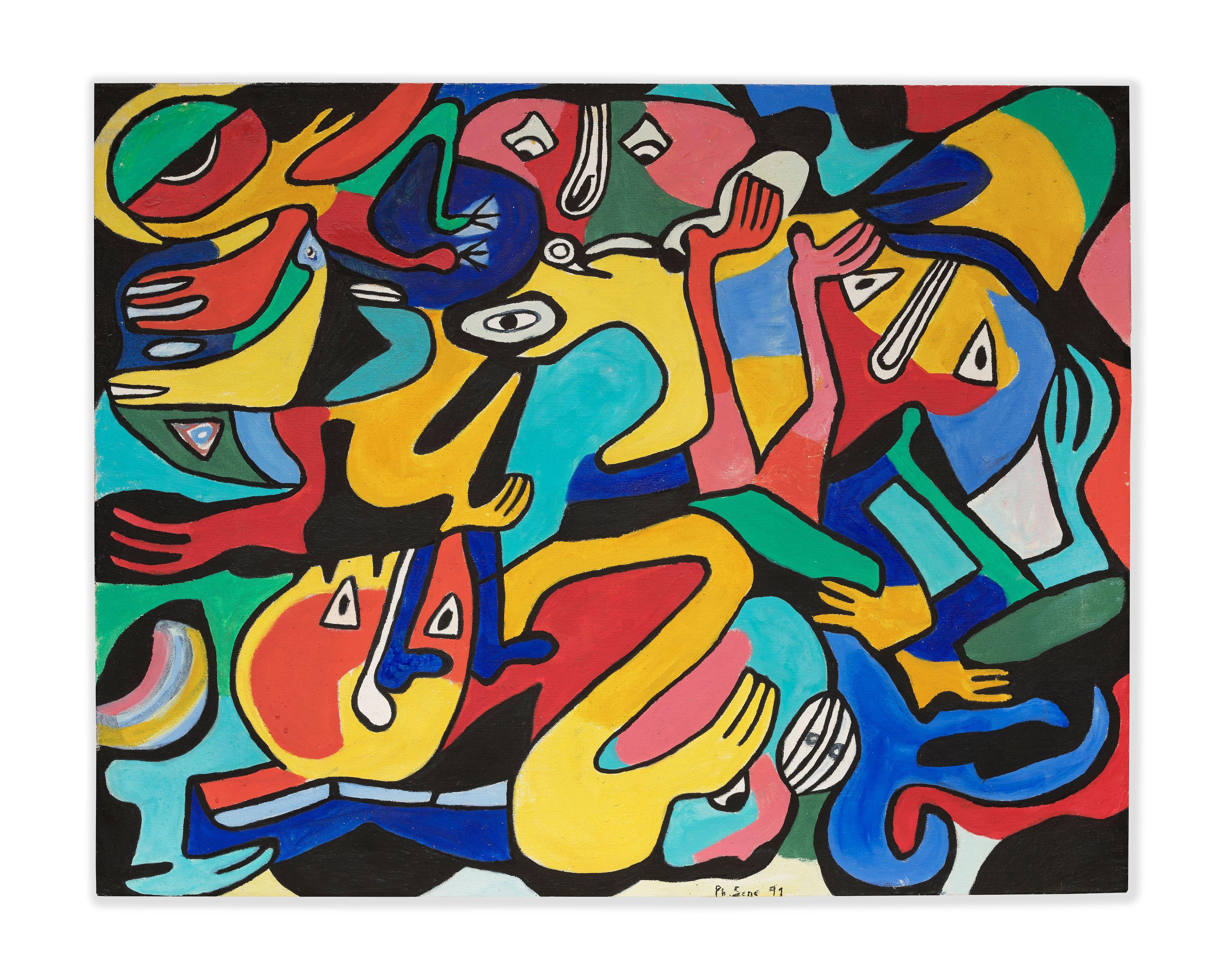 Philippe Sene - Le bain de Salmone, 1991