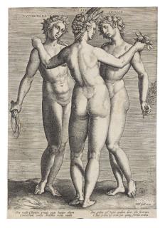 Philips Galle - Die drei Chariten Euphrosyne (\