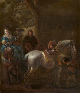 Philips Wouwerman - Aufbruch zur Falkenjagd