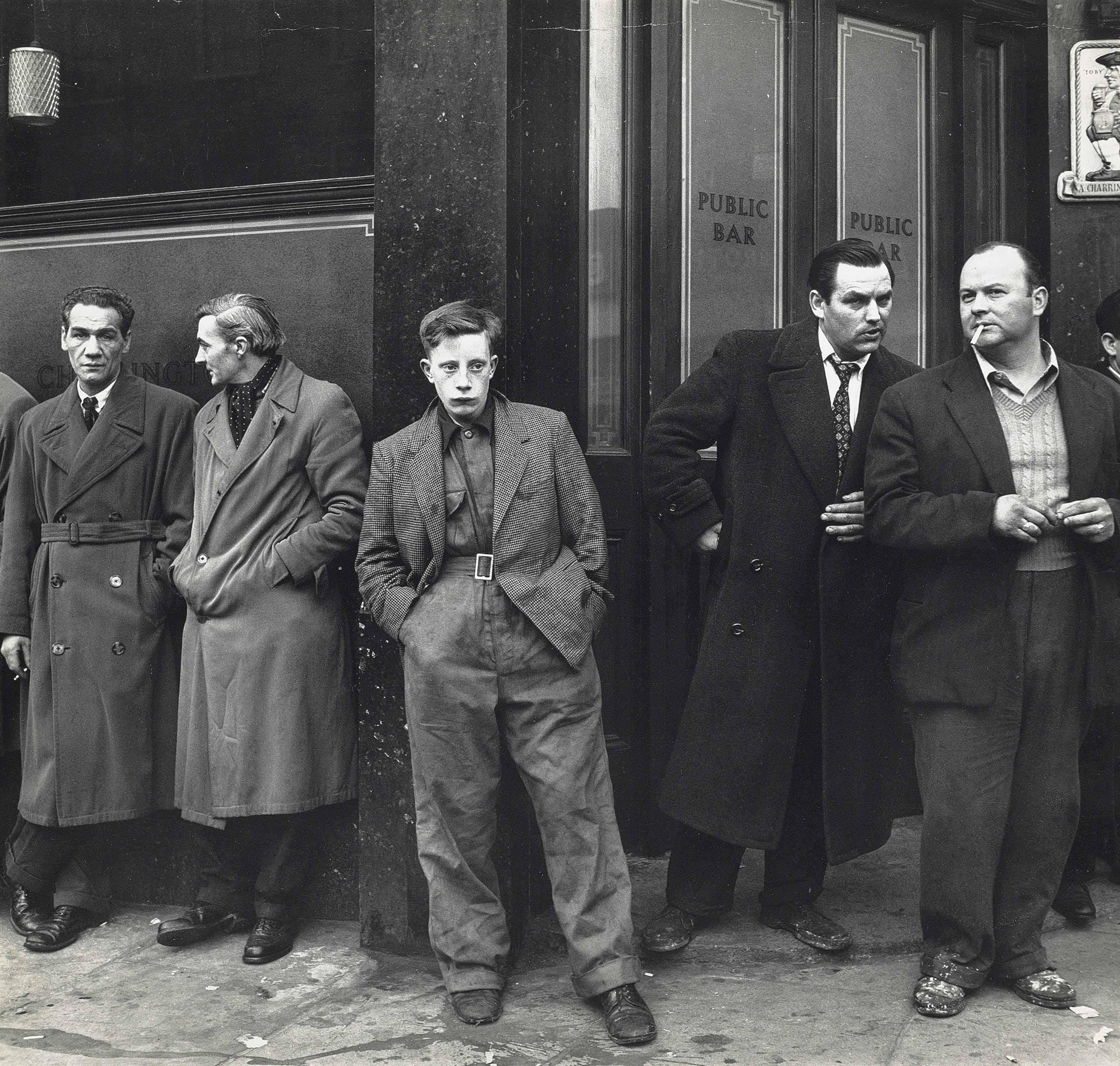 Phillip Jones Griffiths - Outside Pentonville Gaol After A Hanging, 1958